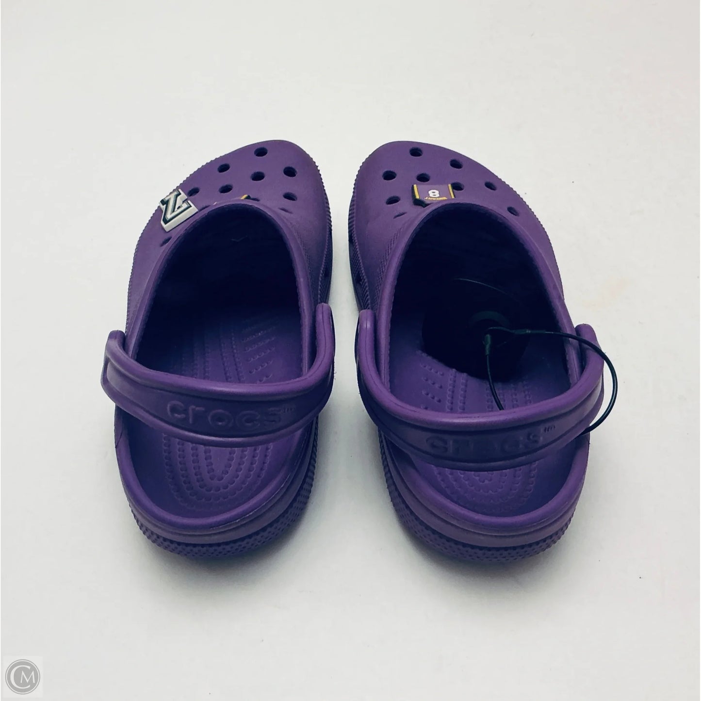 Shoes Flats By Crocs In Purple, Size: 7