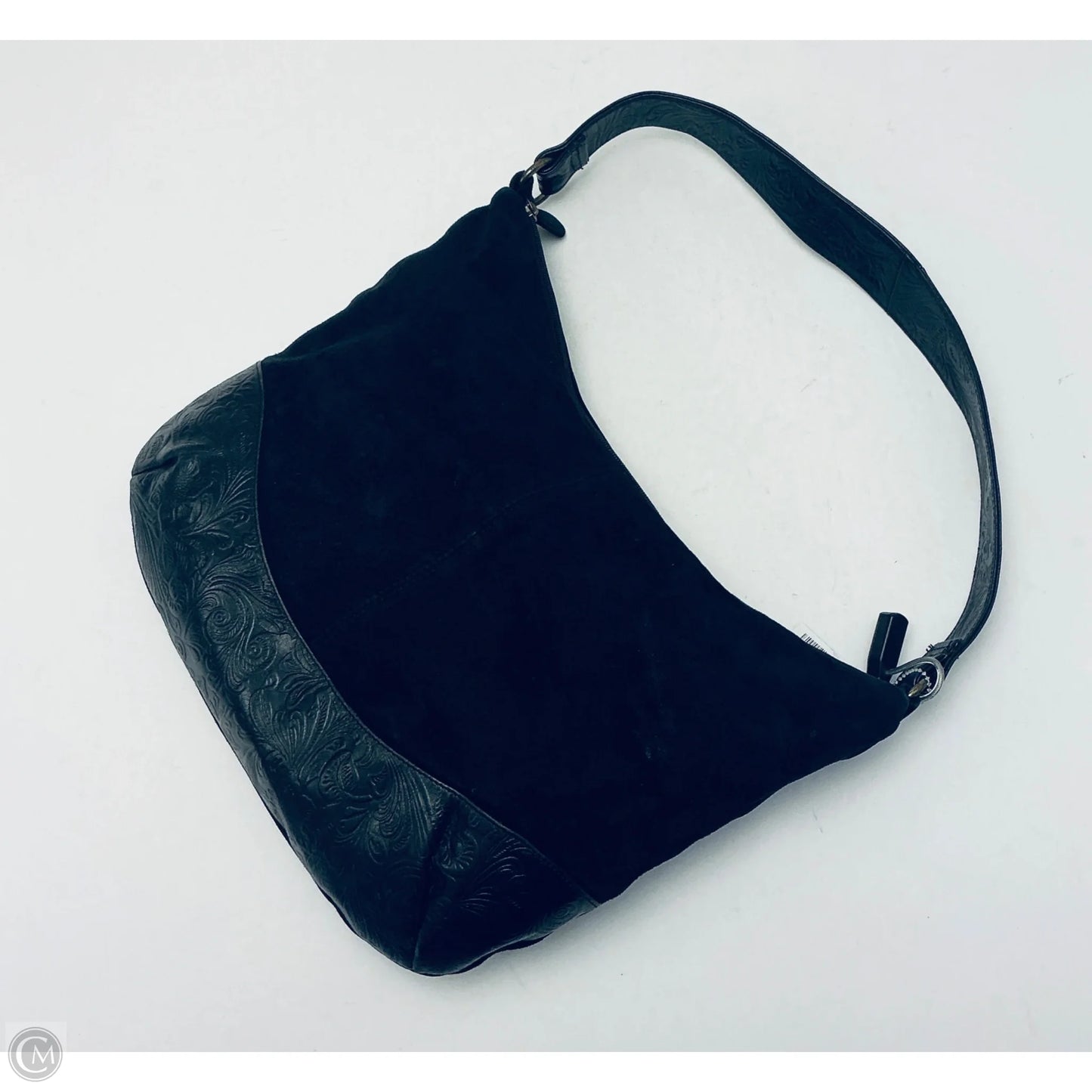 Handbag Leather By Cmc, Size: Medium