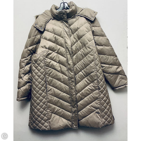 Coat Peacoat By Kenneth Cole Reaction In Tan, Size: 1x