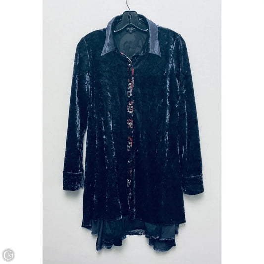 Tunic 3/4 Sleeve By Clothes Mentor In Purple, Size: S