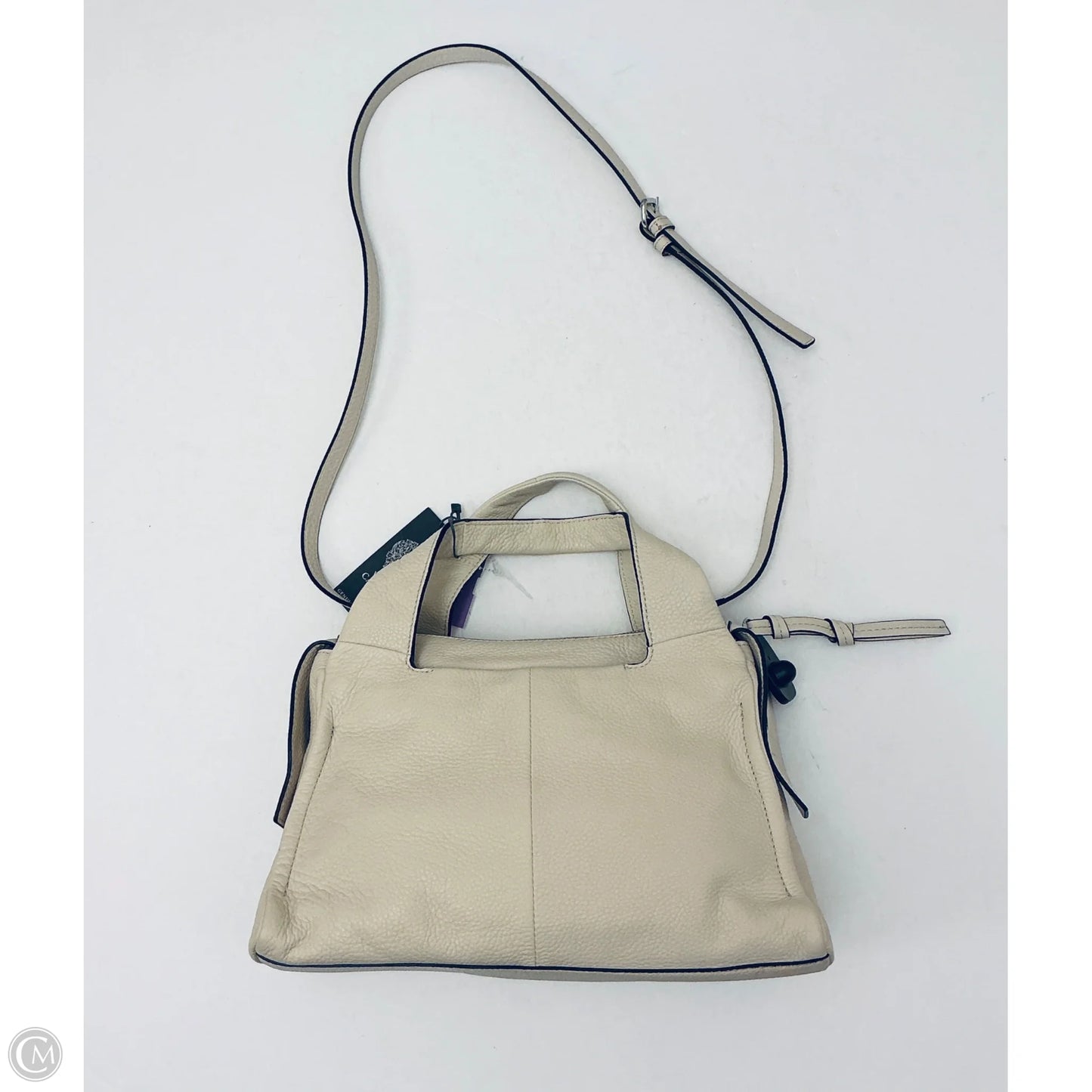 Handbag Leather By Vince Camuto, Size: Large