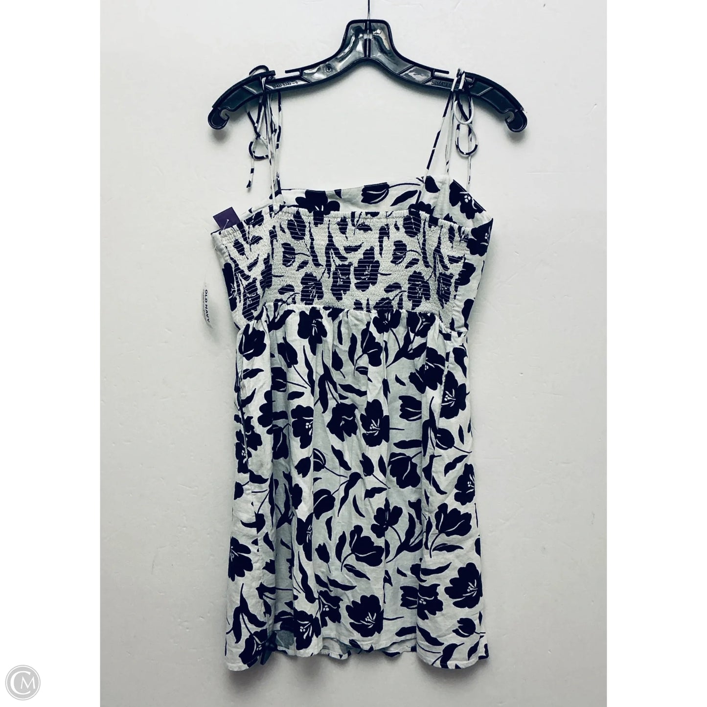 Dress Casual Short By Old Navy In Blue & White, Size: M