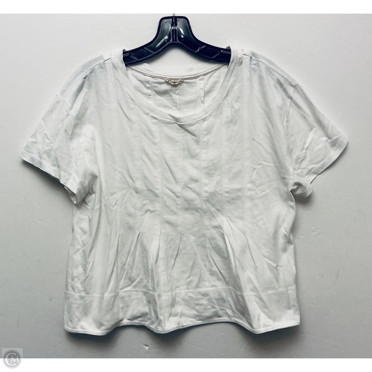 Top Short Sleeve Basic By Pilcro In White, Size: S