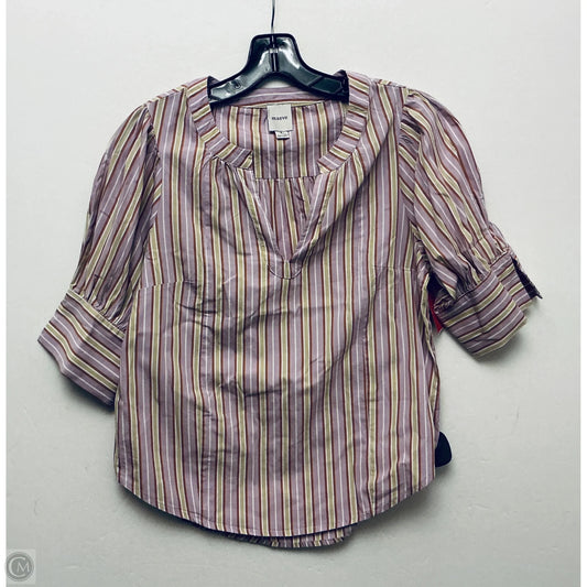 Top Short Sleeve By Maeve In Purple, Size: S