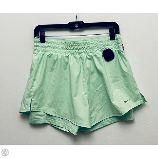 Athletic Shorts By Nike Apparel In Green, Size: M