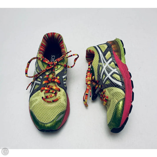 Shoes Athletic By Asics In Yellow, Size: 7.5