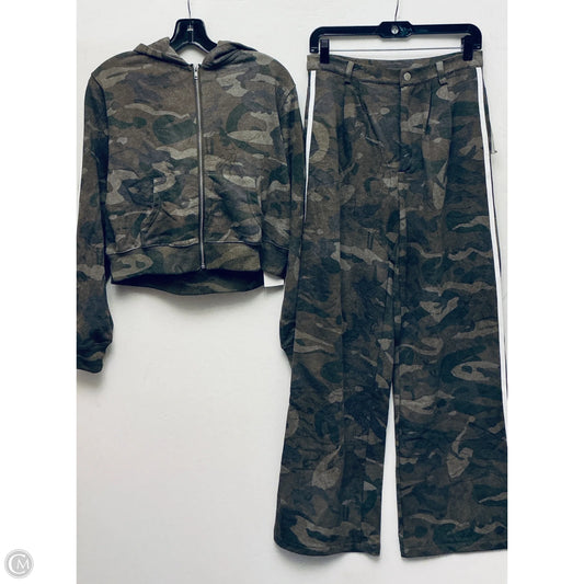 Lounge Set Pants By White Birch In Camouflage Print, Size: S