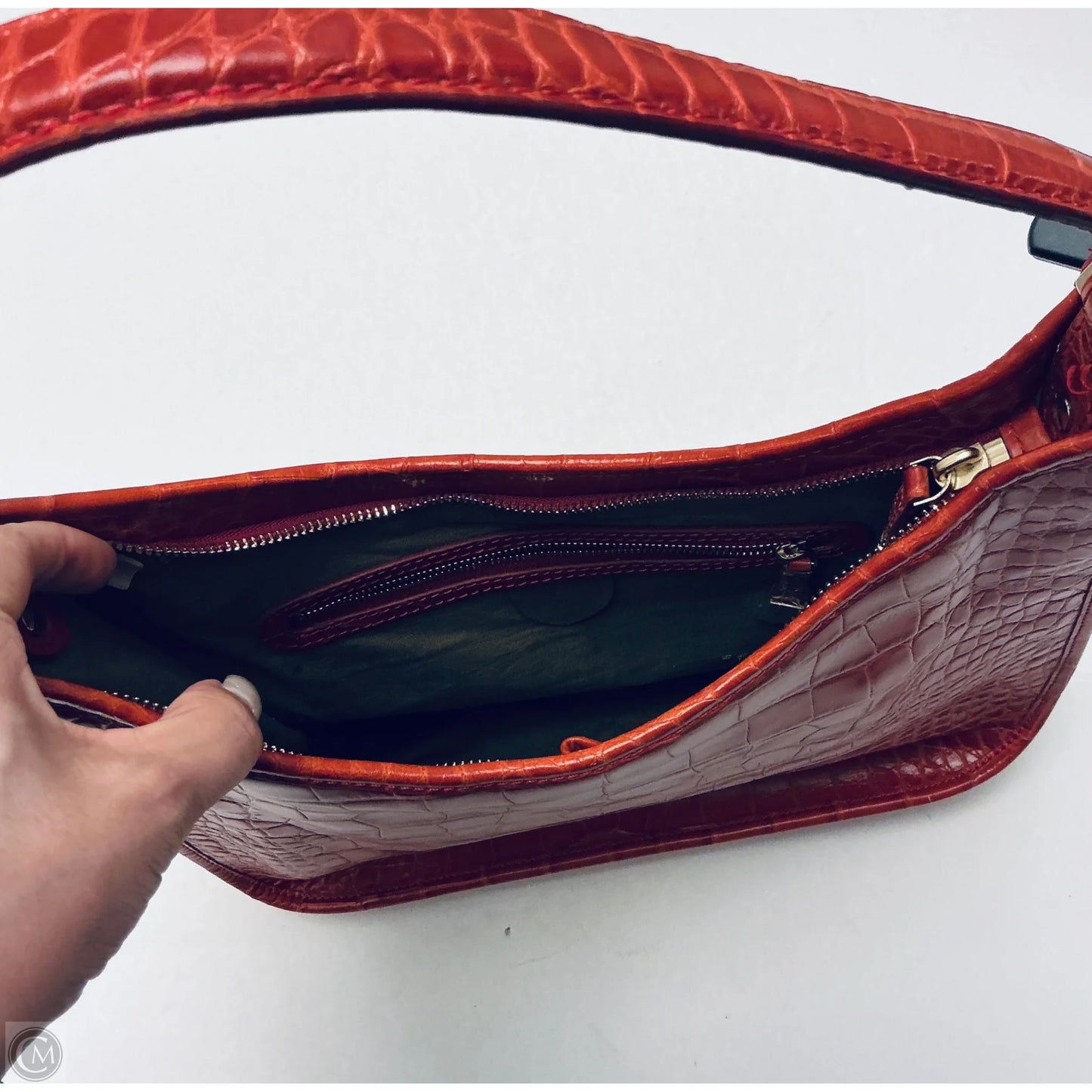 Handbag Designer By Mark Cross, Size: Medium