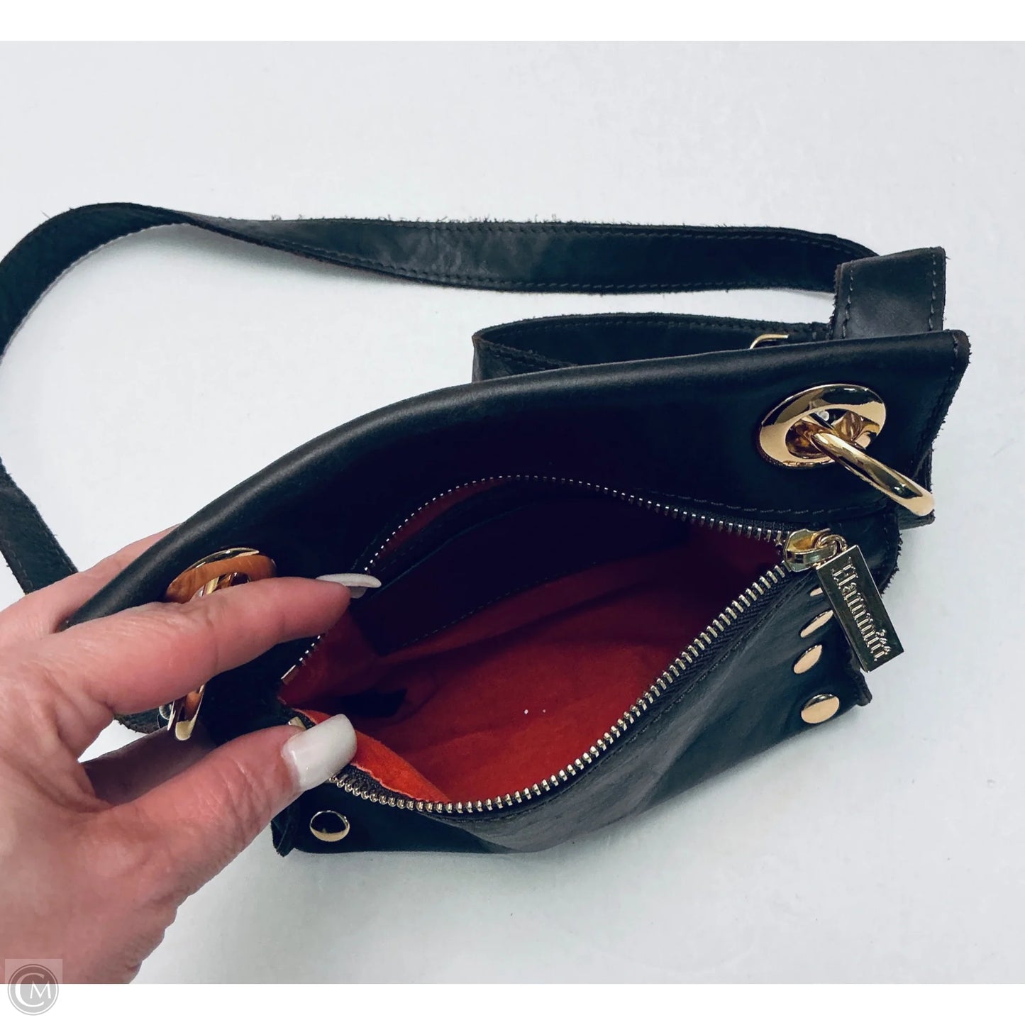 Crossbody Leather By Hammitt, Size: Small