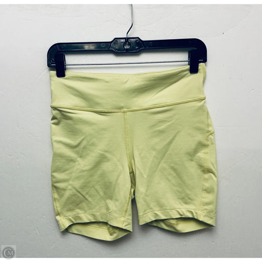 Athletic Shorts By Outdoor Voices In Yellow, Size: M