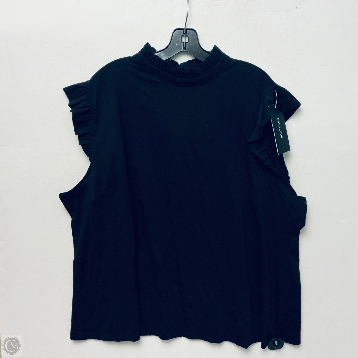 Top Sleeveless By Sugar Lips In Black, Size: 3x