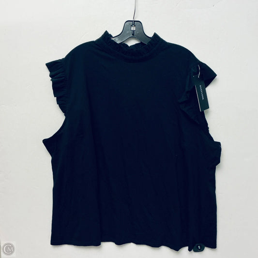 Top Sleeveless By Sugar Lips In Black, Size: 3x