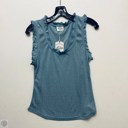 Top Sleeveless By New In In Blue, Size: L