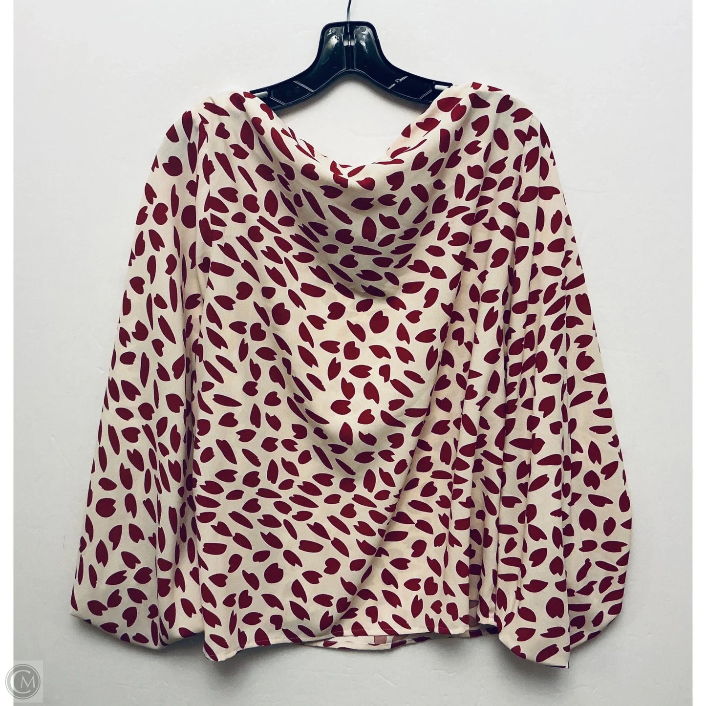 Top Long Sleeve By Andthewhy In Red, Size: S