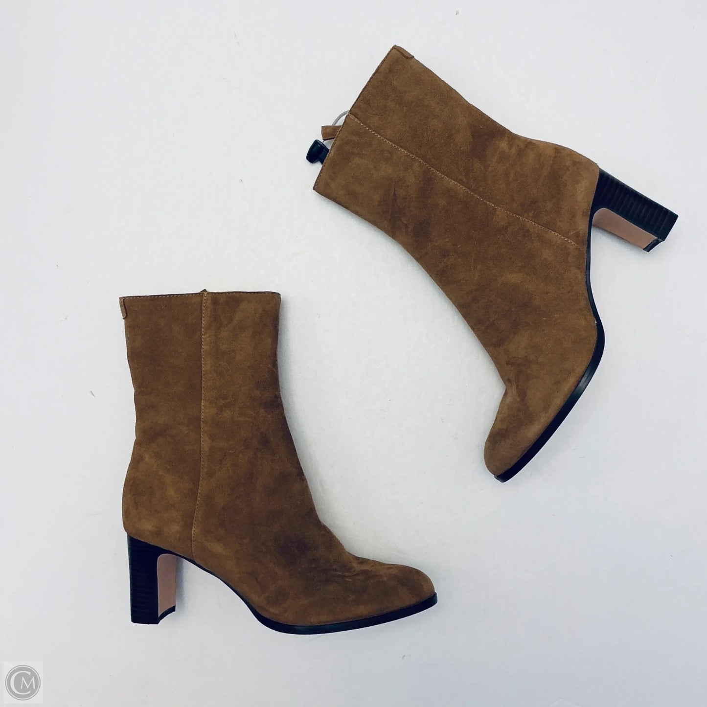 Boots Ankle Heels By J. Crew In Tan, Size: 9