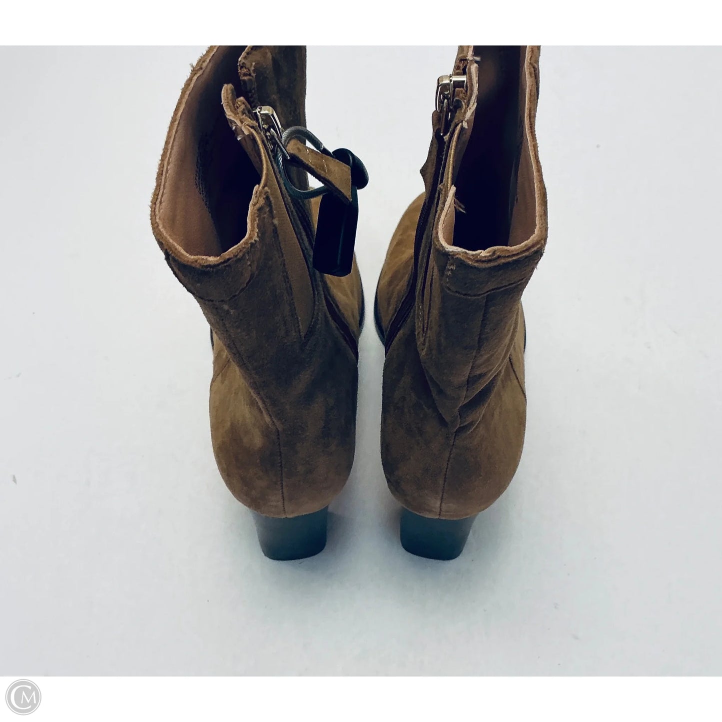 Boots Ankle Heels By J. Crew In Tan, Size: 9