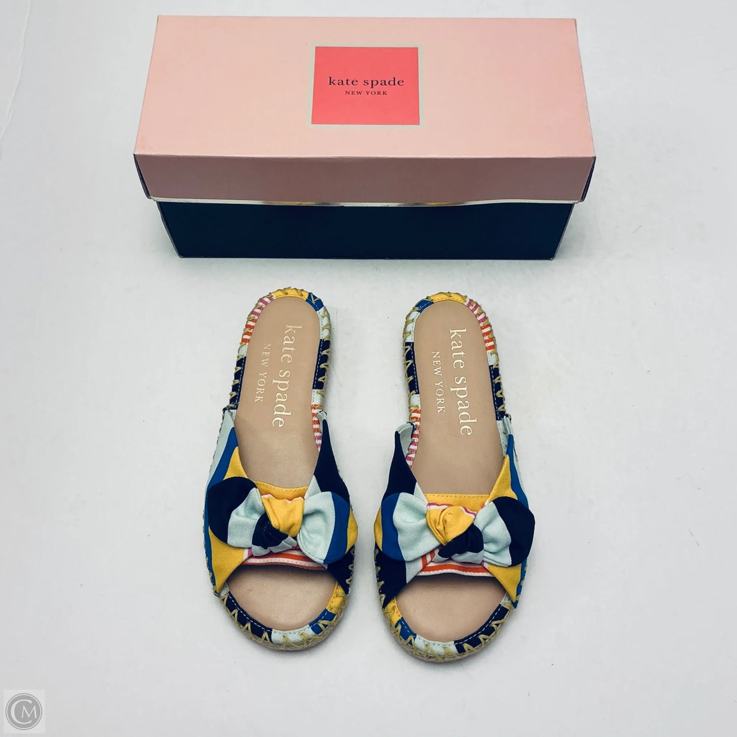 Sandals Designer By Kate Spade In Blue, Size: 6