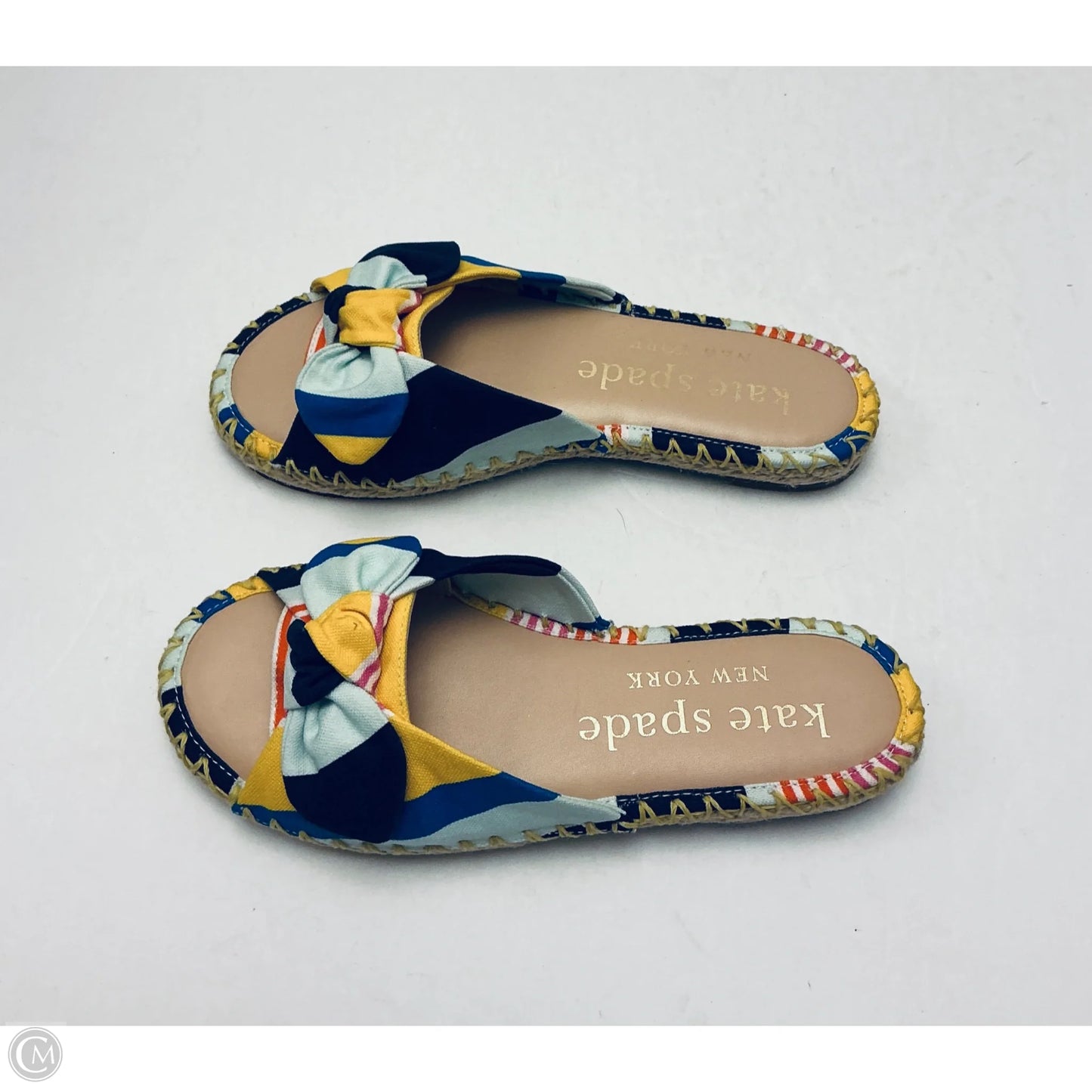 Sandals Designer By Kate Spade In Blue, Size: 6