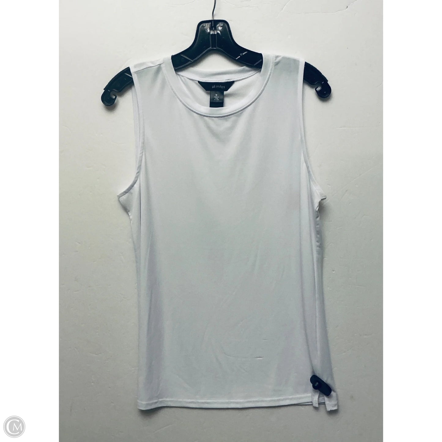 Top Sleeveless Basic By Ali Miles In White, Size: M