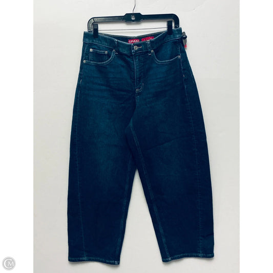 Jeans Wide Leg By Spanx In Blue Denim, Size: 12