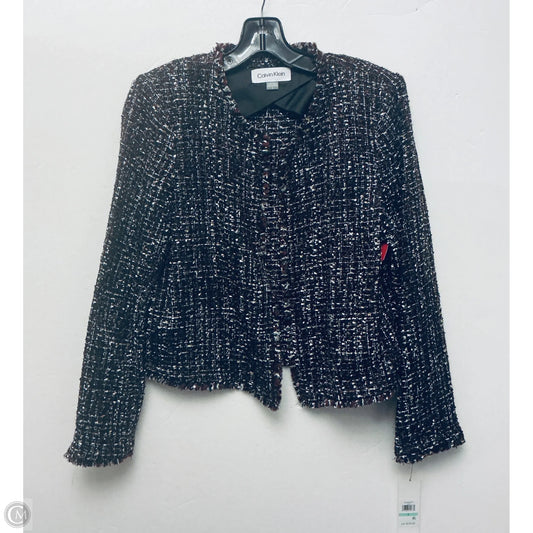 Blazer By Calvin Klein In Purple, Size: M