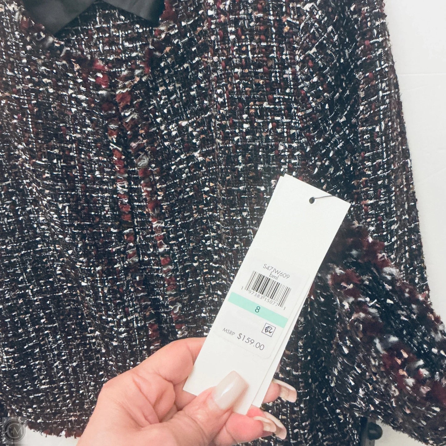 Blazer By Calvin Klein In Purple, Size: M