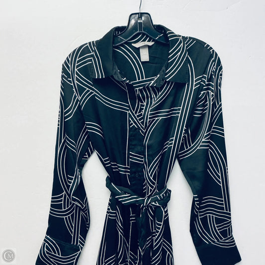 Dress Casual Maxi By H&m In Black, Size: M