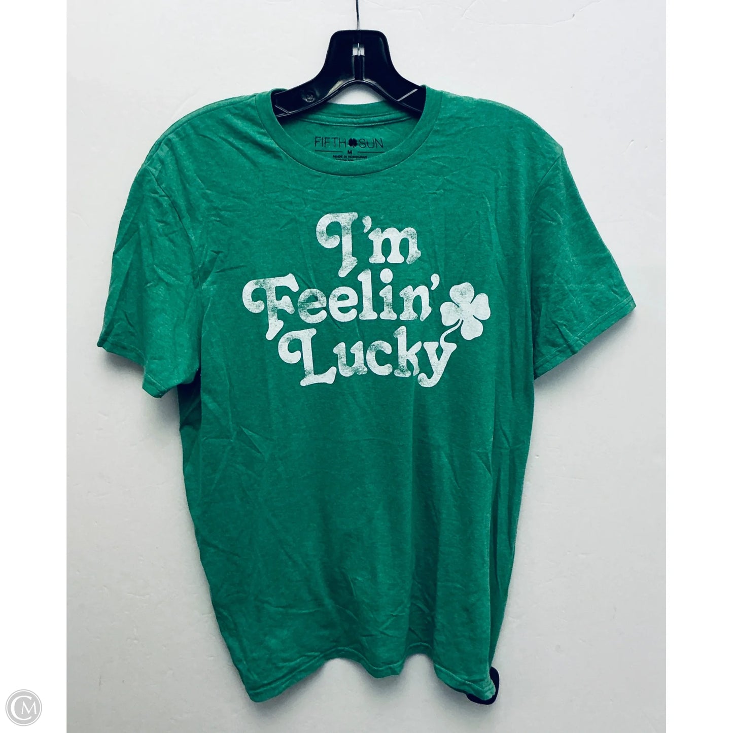 Top Short Sleeve Basic By Fifth Sun In Green, Size: M