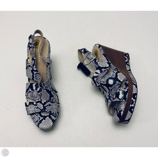 Shoes Heels Wedge By Cole-haan In Snakeskin Print, Size: 8