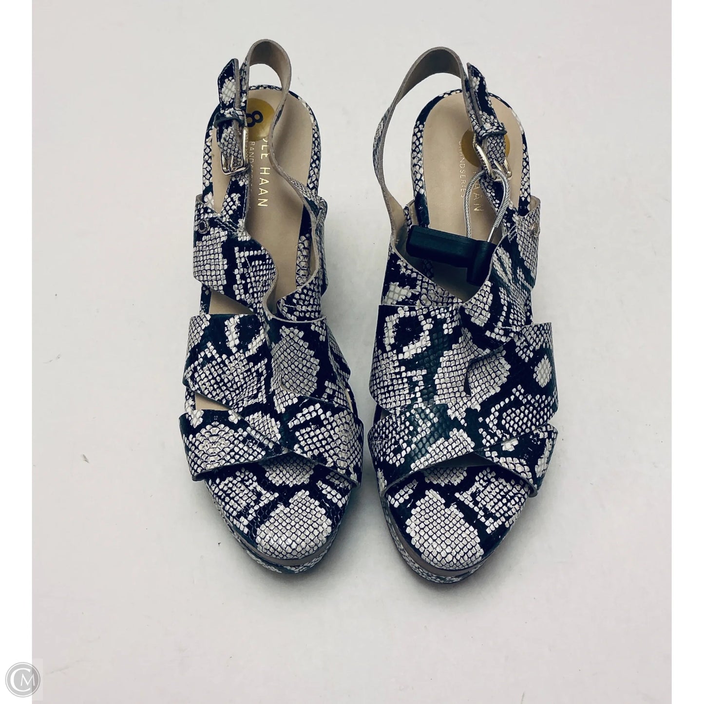 Shoes Heels Wedge By Cole-haan In Snakeskin Print, Size: 8
