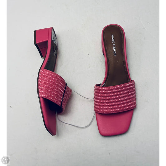 Sandals Flats By Marc Fisher In Pink, Size: 8