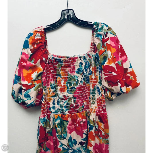 Dress Casual Maxi By Cmf In Floral Print, Size: Xl