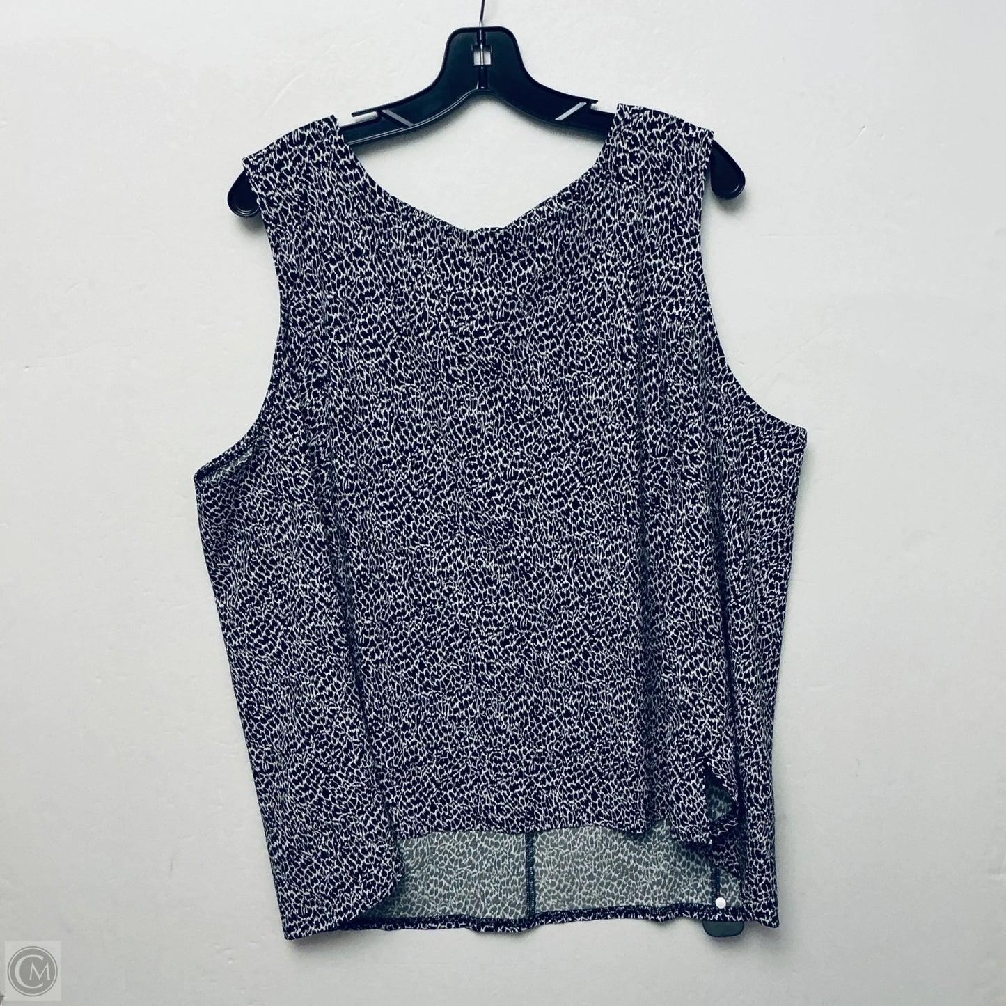 Top Sleeveless By Talbots In Black, Size: 3x
