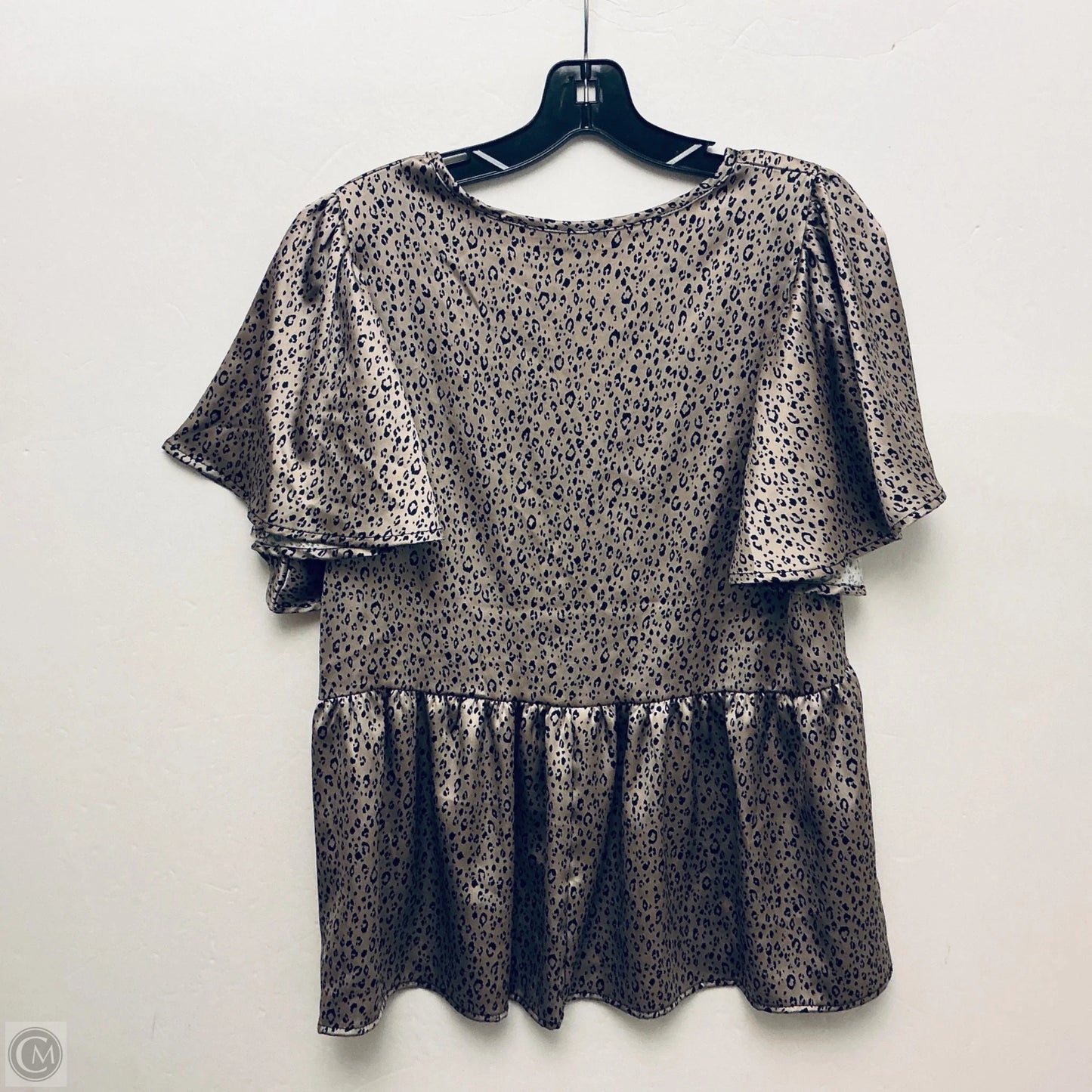 Top Short Sleeve By Entro In Animal Print, Size: M