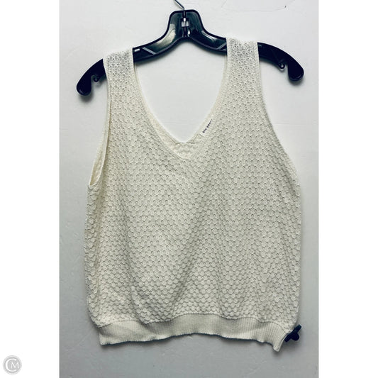 Top Sleeveless By Blu Pepper In Cream, Size: Xl