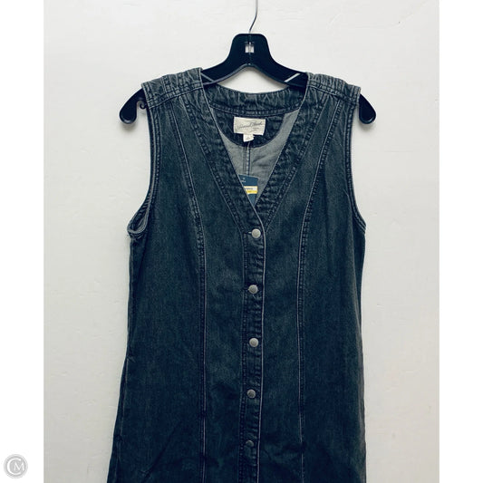 Dress Casual Maxi By Universal Thread In Black Denim, Size: L