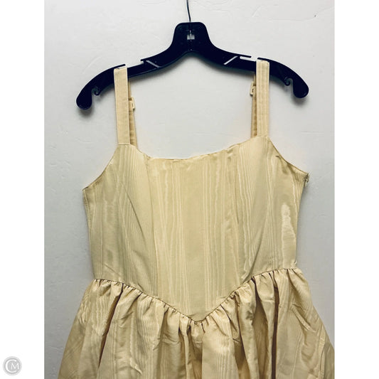 Dress Party Short By Clothes Mentor In Yellow, Size: Xxl