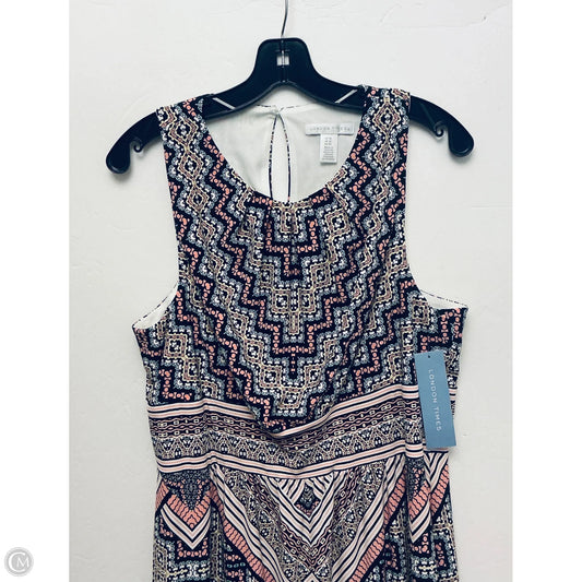 Dress Casual Maxi By London Times In Multi-colored, Size: Xl