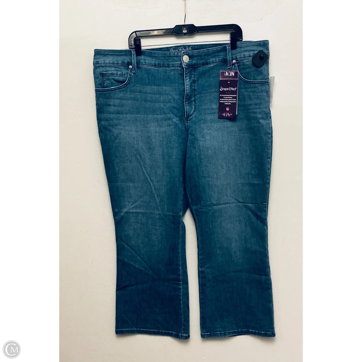 Jeans Boot Cut By Gloria Vanderbilt In Blue Denim, Size: 22