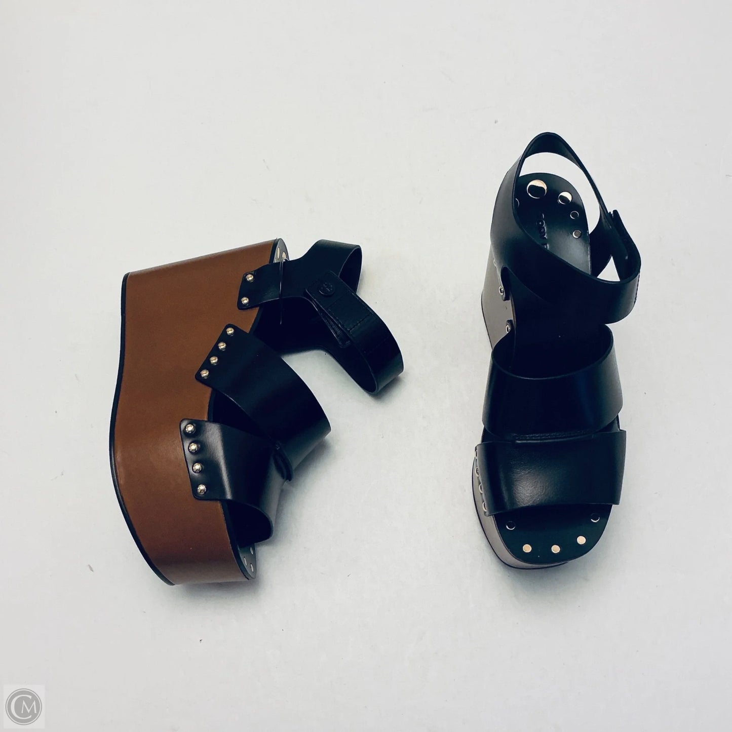 Sandals Designer By Tory Burch In Black, Size: 6