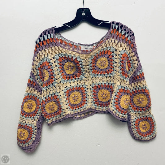 Top Long Sleeve By Mng In Multi-colored, Size: M