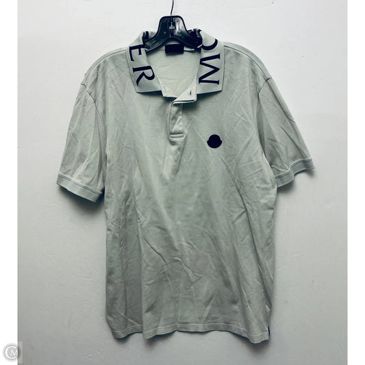 Top Short Sleeve Luxury Designer By Moncler In Cream, Size: Xxl