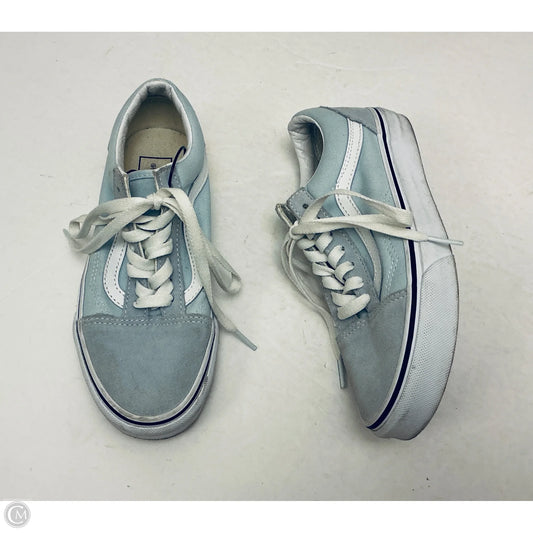 Shoes Flats By Vans In Blue, Size: 6