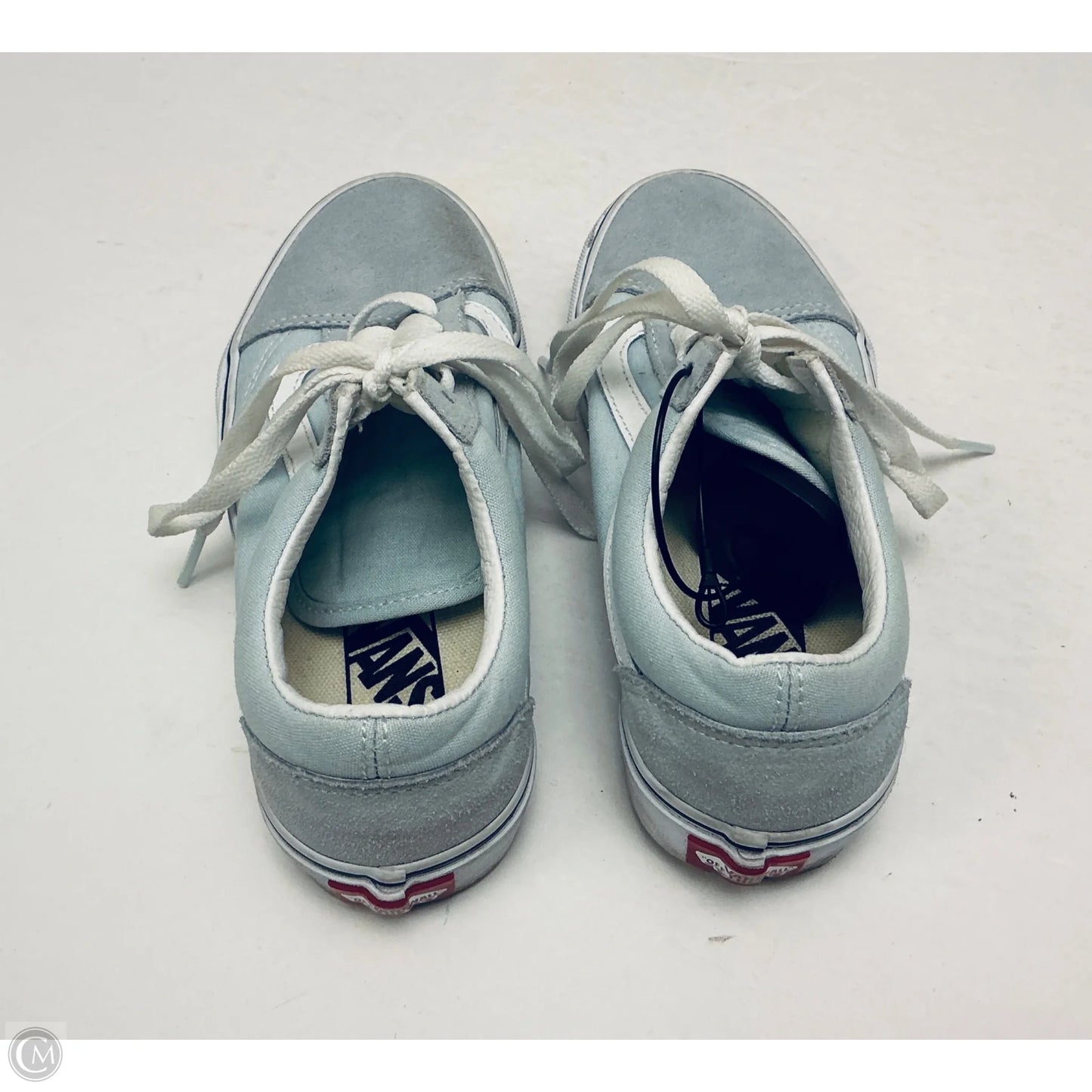 Shoes Flats By Vans In Blue, Size: 6