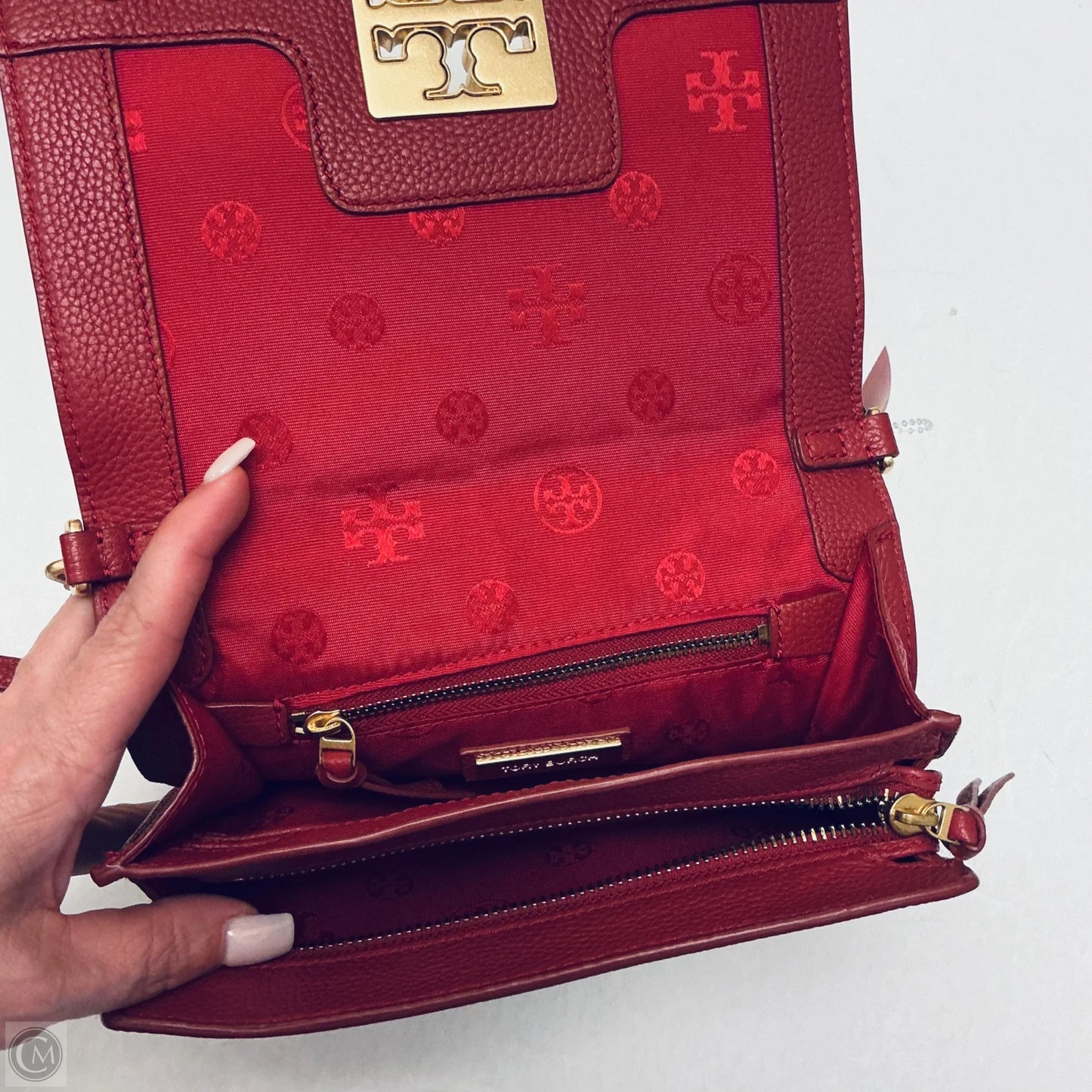 Crossbody Designer By Tory Burch, Size: Medium