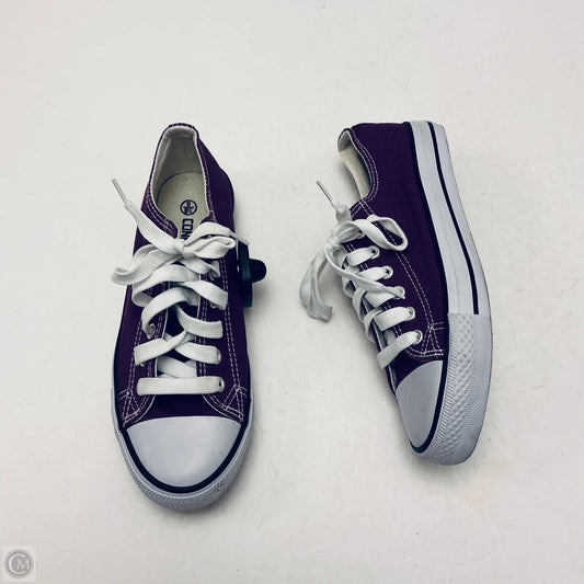 Shoes Sneakers By Converse In Purple, Size: 6.5