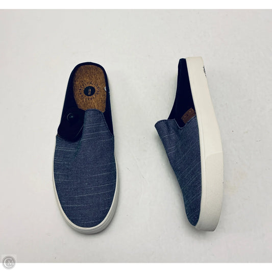 Shoes Flats By Clothes Mentor In Navy, Size: 7