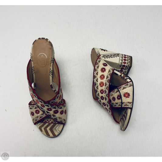Sandals Heels Block By Ash In Multi-colored, Size: 6