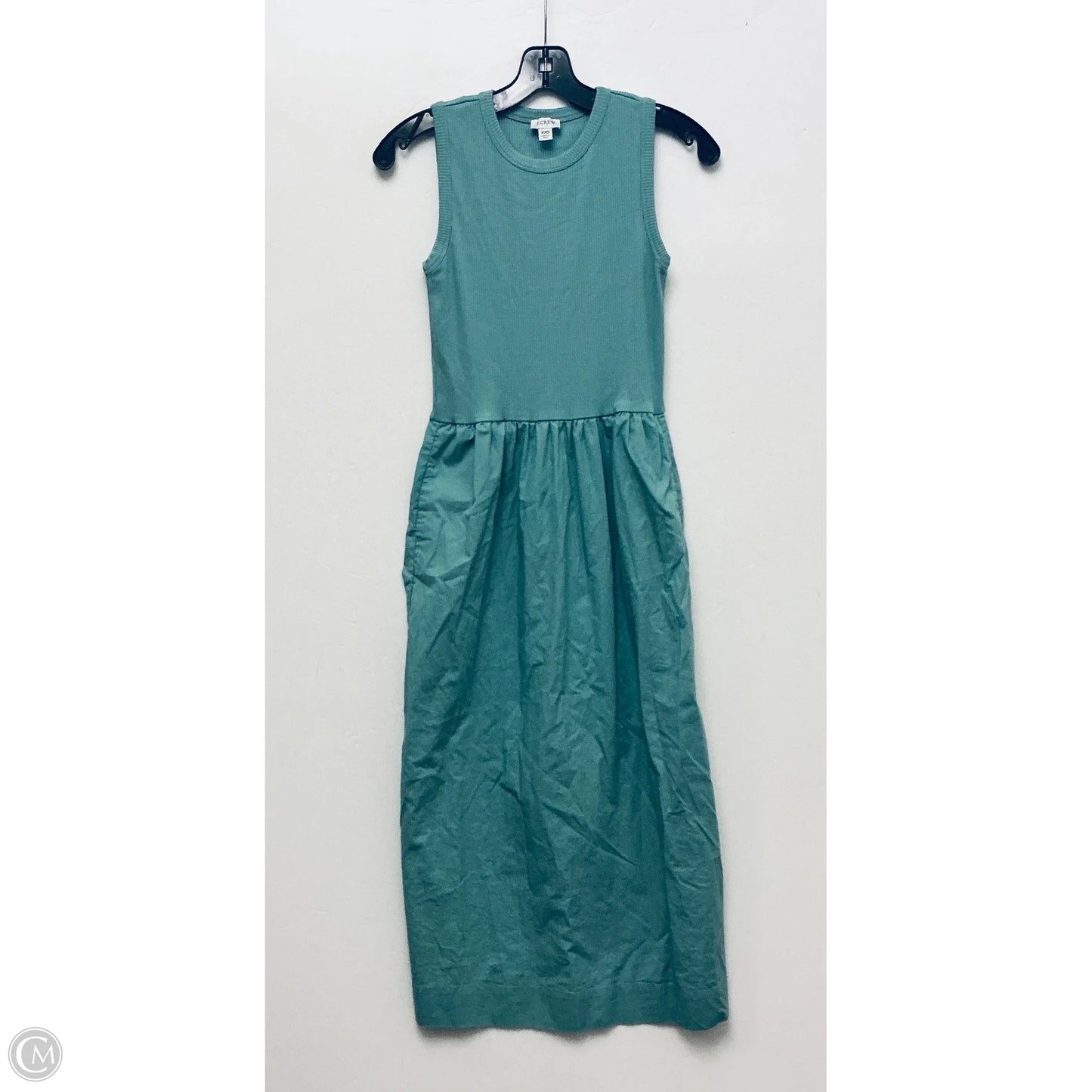 Dress Casual Midi By J. Crew In Green, Size: Xs