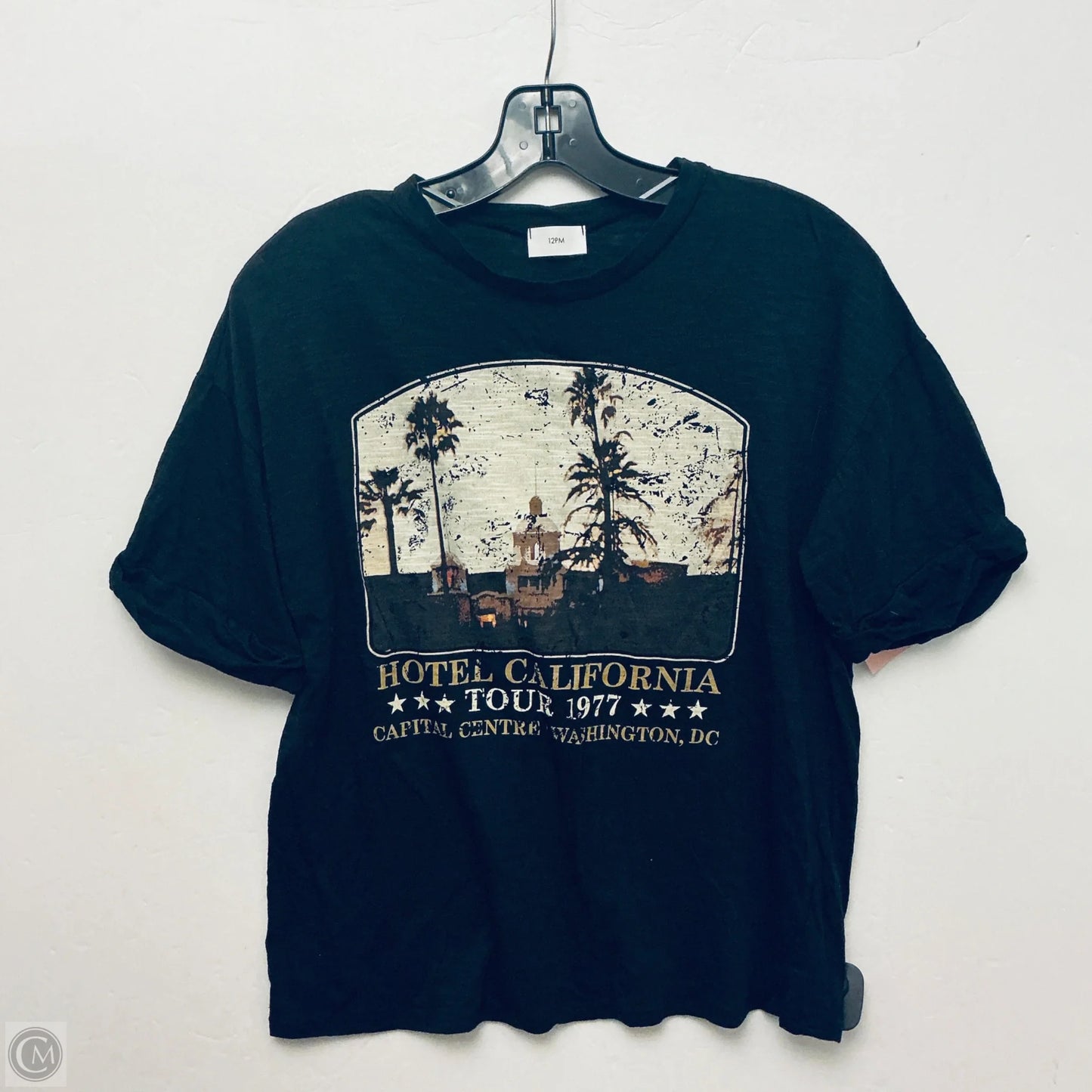 Top Short Sleeve Basic By Clothes Mentor In Black, Size: Xs